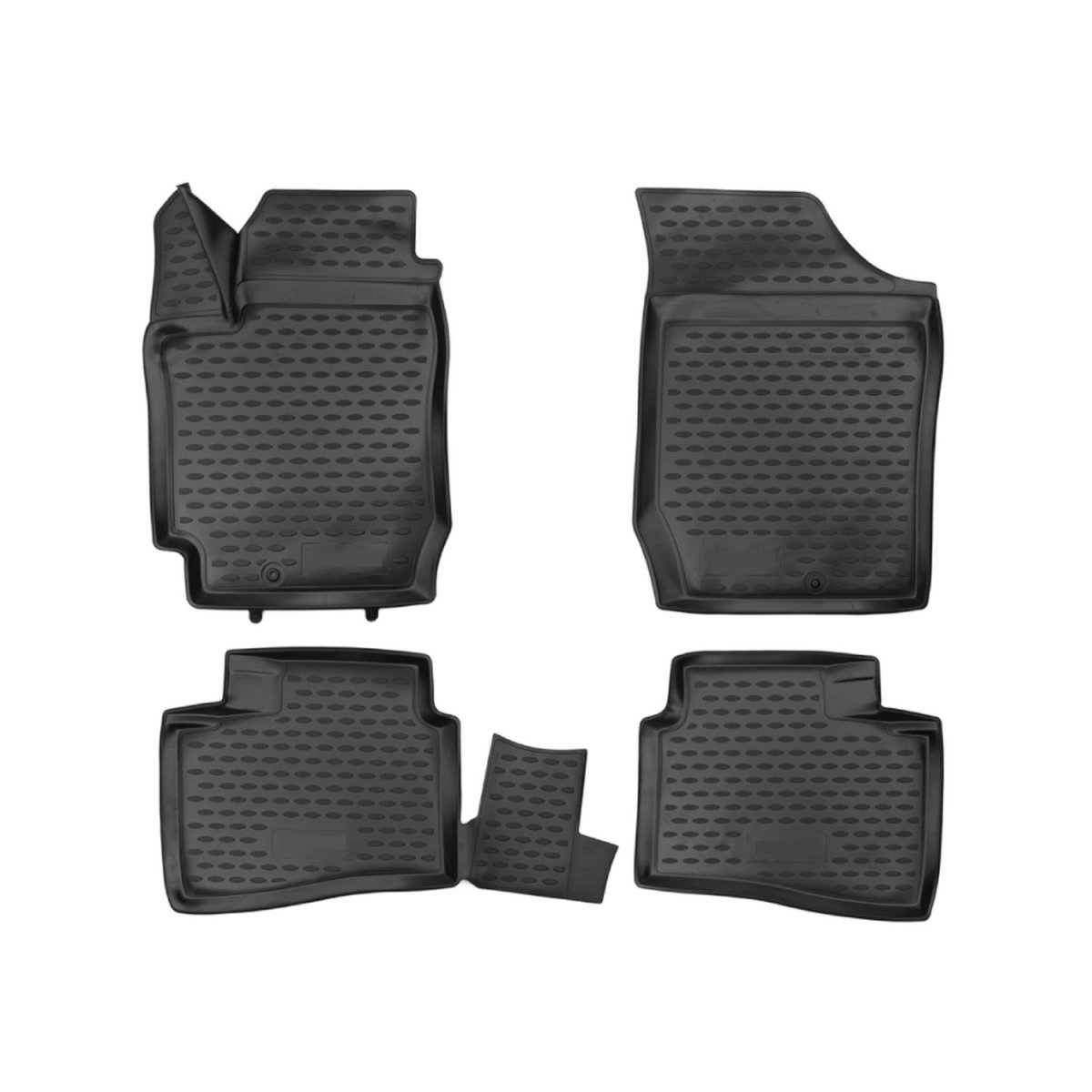 Kia Forte Floor Mats - Omac - Rubber TPE - Black - '09-'13